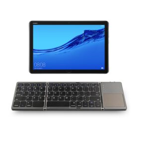 Twice folding wireless Bluetooth Keyboard For Huawei MediaPad M2 10 m2 8 M2 8.0 7 7.0 10.1 Pro Tablets PC foldable keyboard case