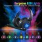 3.5mm Gaming Headset MIC LED Headphones for PC Laptops Slim Pro Wired Noise Canceling Headphone