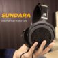 HIFIMAN SUNDARA Over-Ear Full-Size Planar Magnetic Headphones (Black) with High Fidelity Design,Easy to Drive by Smart Phone